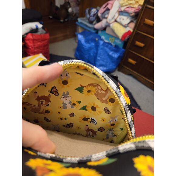 Disney Loungefly "Bambi Sunflower Friends" Mini Backpack - Brand New - Picture 8 of 8